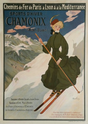 Original vintage poster Chamonix Mont-Blanc